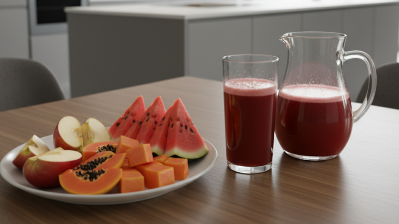 buah potong vs jus buah